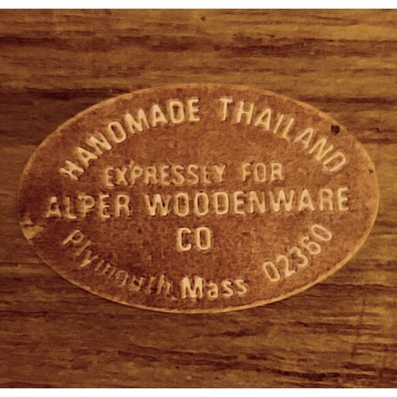 Teak Wood Scoop Made in Thailand - Picture 6 of 6